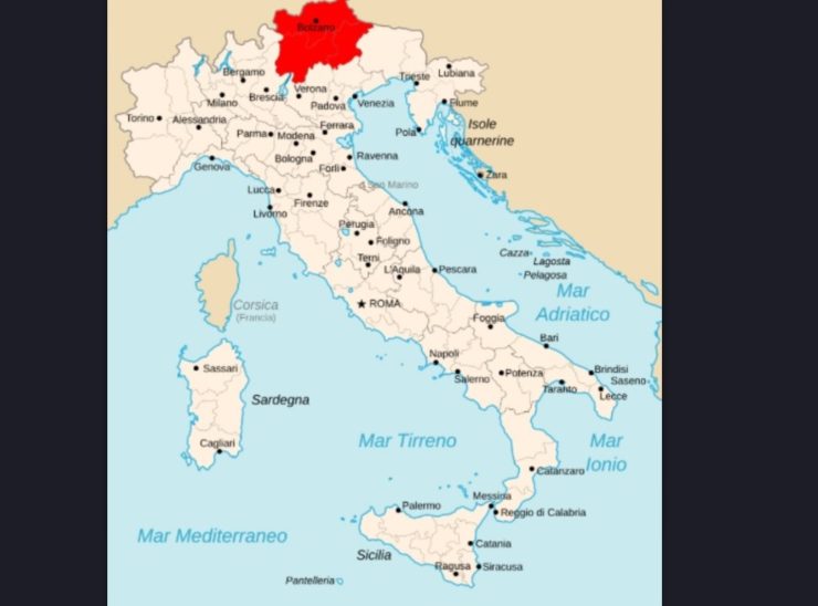 La rivoluzione della cartina geografica italiana
