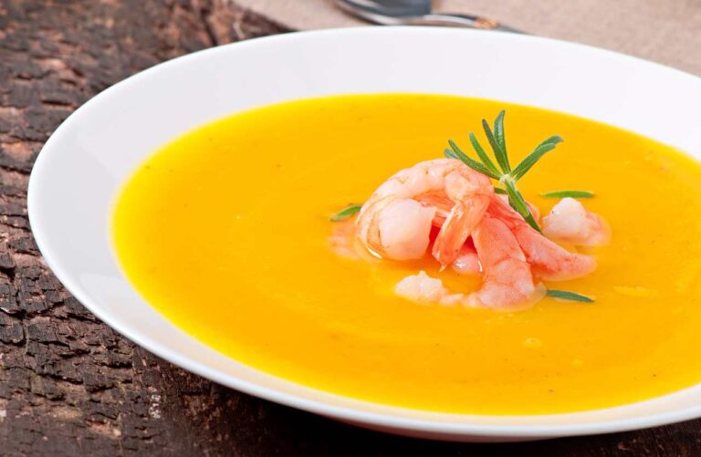 crema mais e gamberi