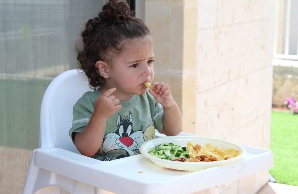 bimbi e verdure