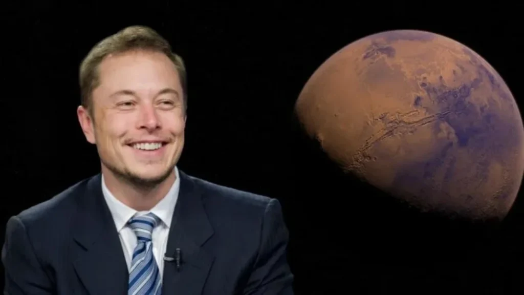 il patron di Tesla verso il cielo